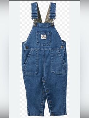 Bass Pro Shops Kids Blue Denim Overalls